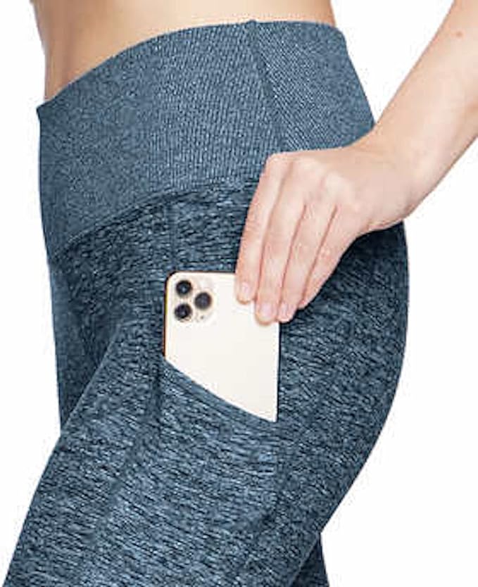 Kirkland Signature Women's Brushed Capri Leggings - Soft and Stylish Loungewear