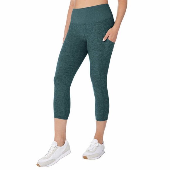 Kirkland Signature Women's Brushed Capri Leggings - Soft and Stylish Loungewear