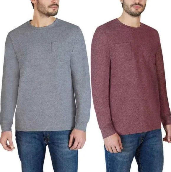 Lee Men's Long Sleeve Stretch Pocket Tee 2-Pack
