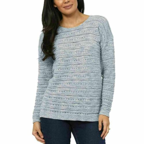 Leo & Nicole Women's Pointelle Sweater Top