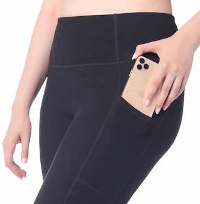 LukkaLux Women's Ribbed Legging with Pockets