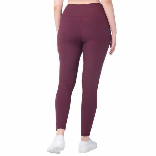 LukkaLux Women's Ribbed Legging with Pockets