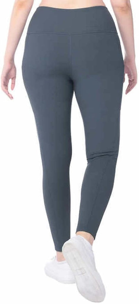 LukkaLux Women's Ribbed Legging with Pockets