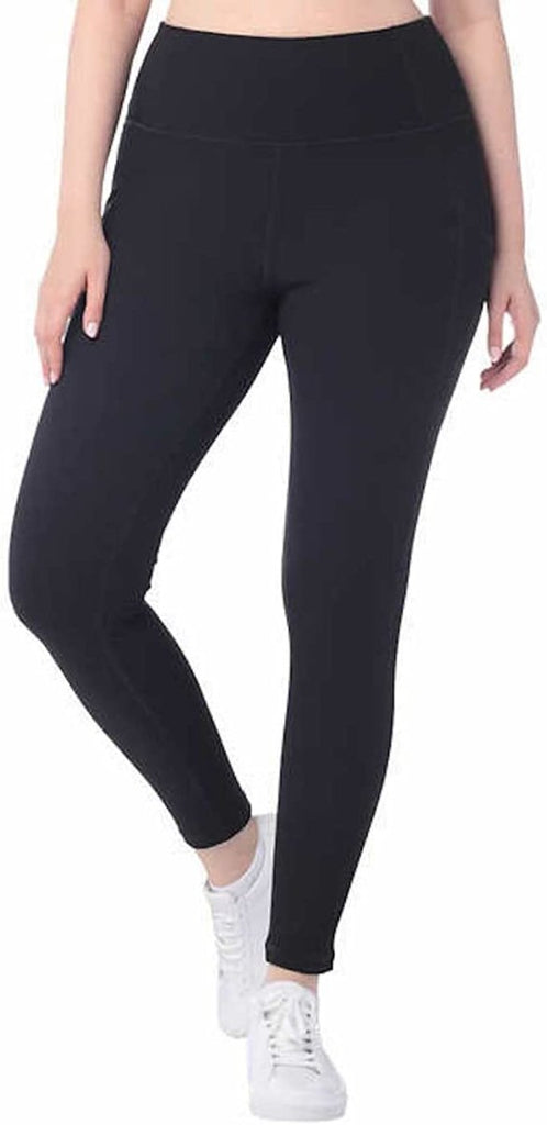 LukkaLux Women's Ribbed Legging with Pockets