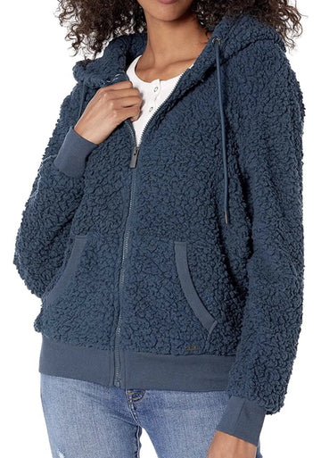 Marc New York Performance Women's Teddy Fleece Full Zip Hooded Jacket