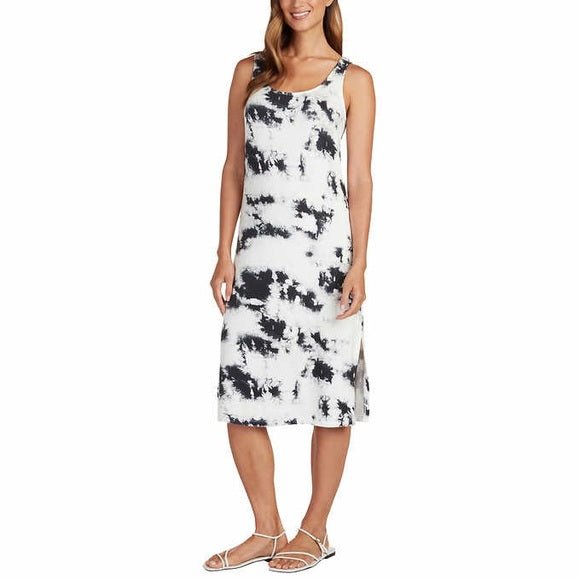 Matty M Women's Tank Tie Dye Dress - Trendy Sleeveless Summer Fashion