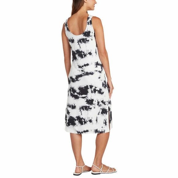 Matty M Women's Tank Tie Dye Dress - Trendy Sleeveless Summer Fashion