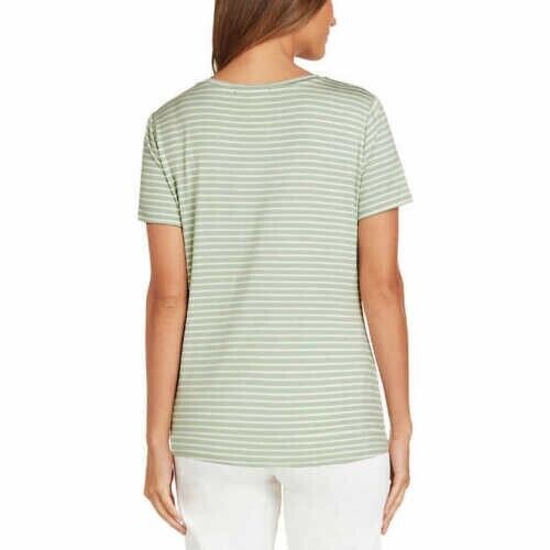 Matty M Women's V-Neck Side Tie Tee