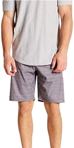 Micros Men's Matt 4-Way Stretch Flat Front Standard Fit Shorts
