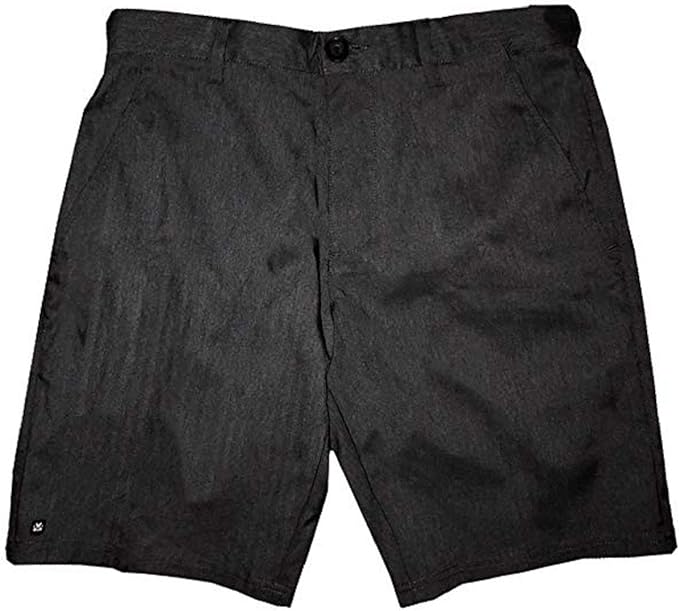 Micros Men's Matt 4-Way Stretch Flat Front Standard Fit Shorts