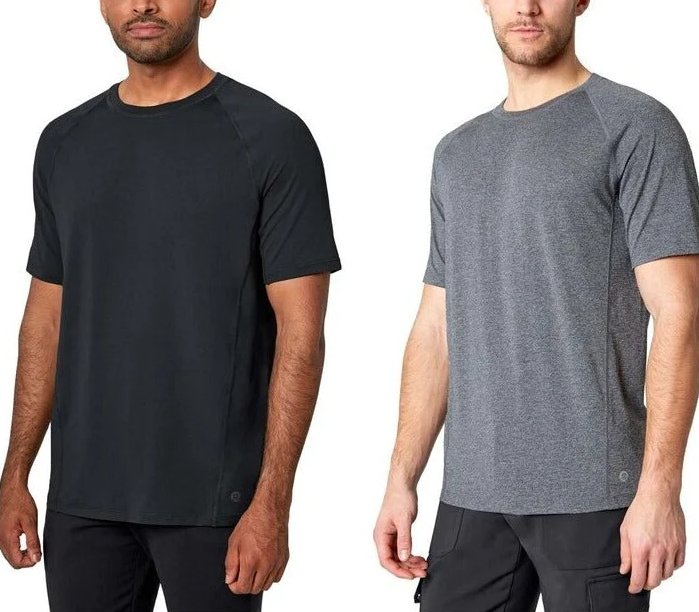 Mondetta Men's Performance Active Tee 2-pack T-Shirt