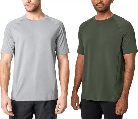 Mondetta Men's Performance Active Tee 2-pack T-Shirt
