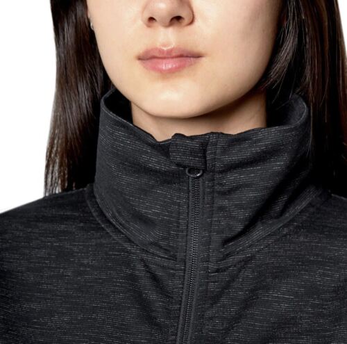 Mondetta Women's Space Dye Zip Up Sweatshirt