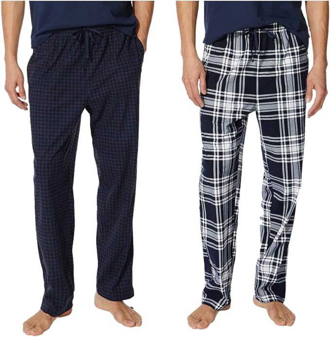 Nautica Men's Sueded Fleece Pajama Pants - Cozy Sleepwear 2-Pack
