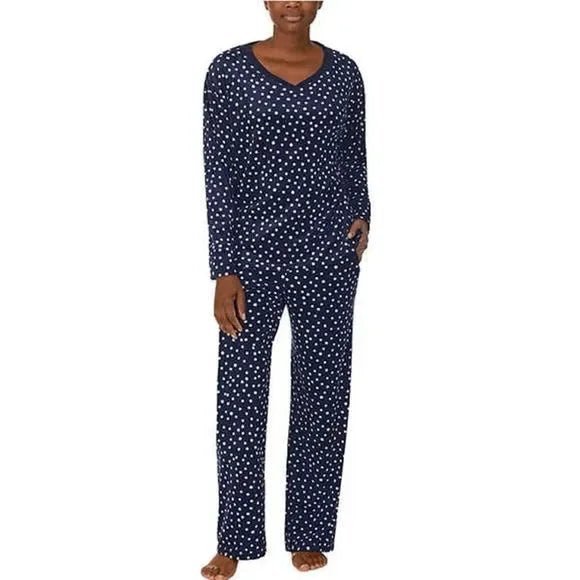 Nautica Women's 2 Piece Fleece Pajama Sleepwear Set