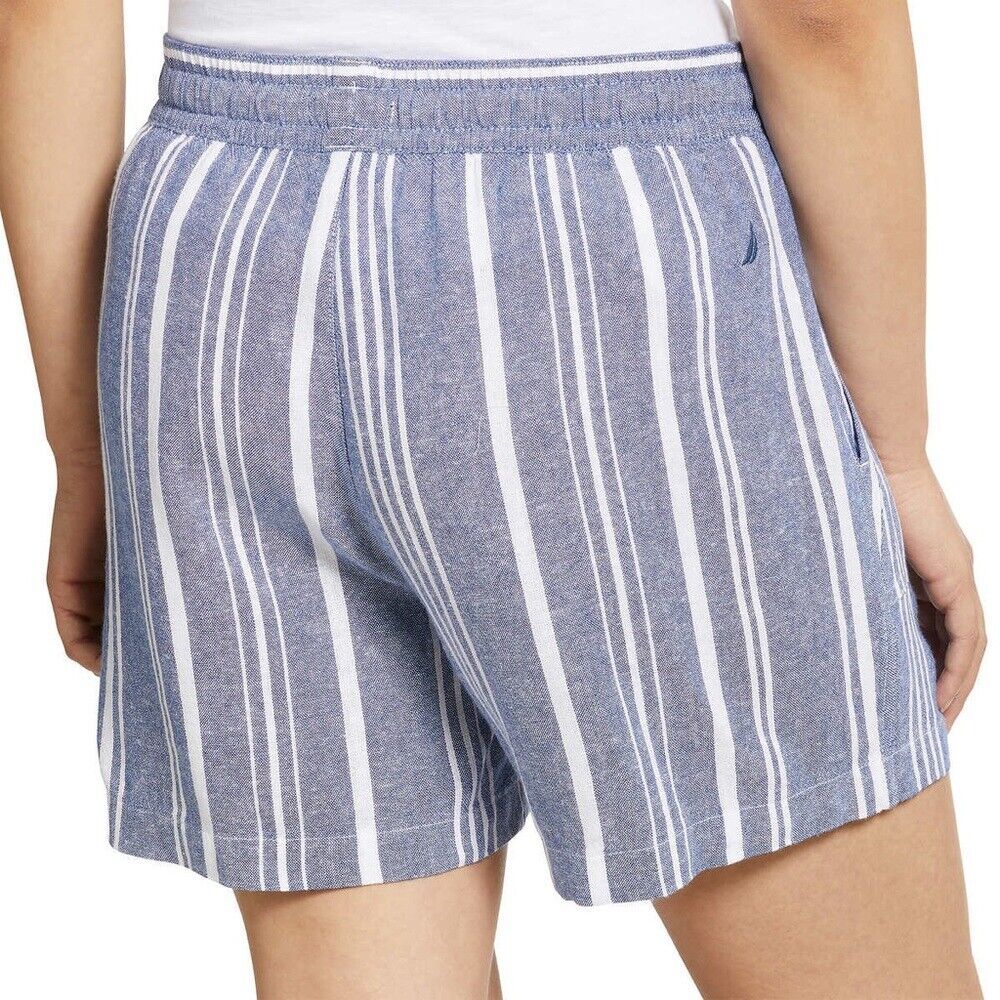 Nautica Women's Linen Blend Pull-On Short