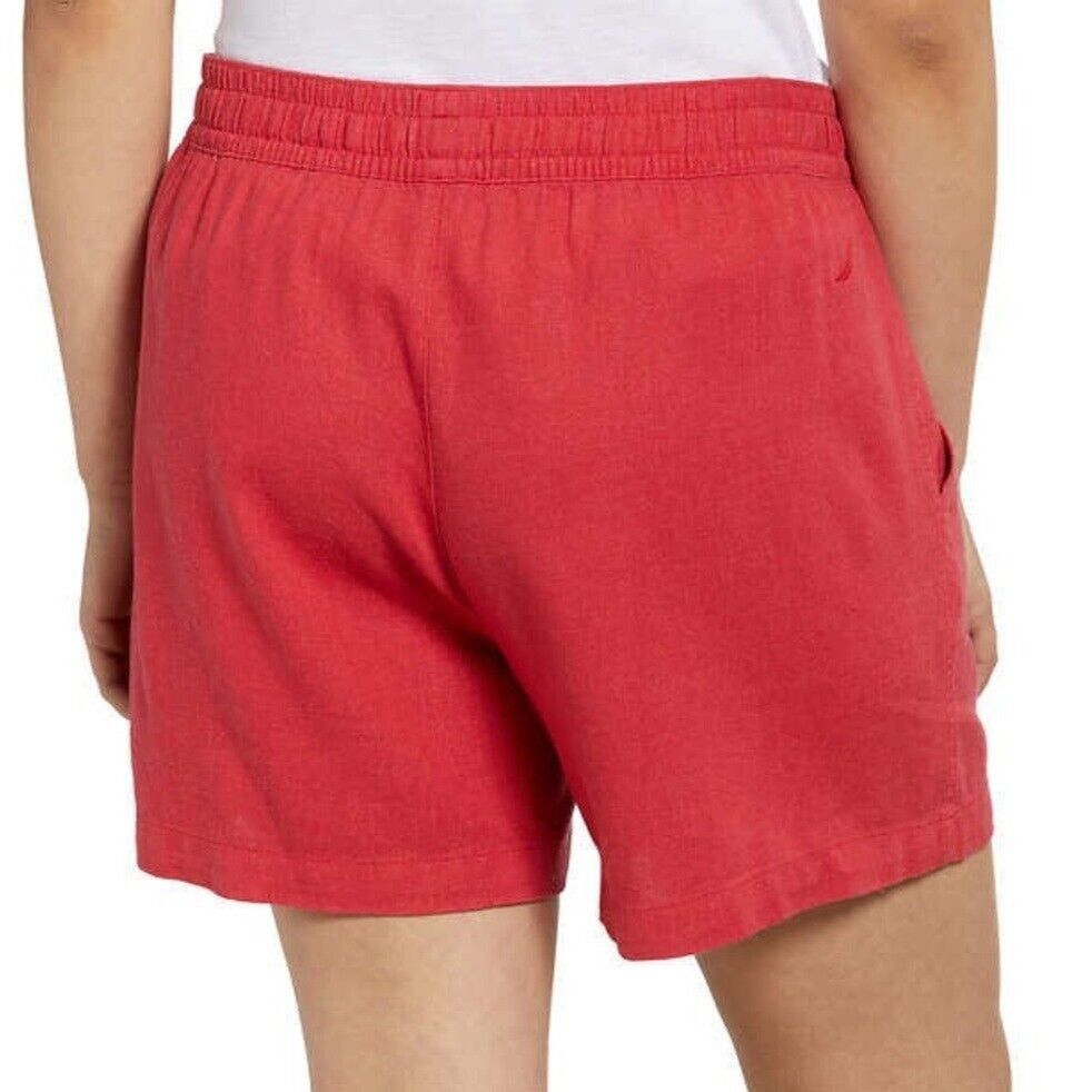 Nautica Women's Linen Blend Pull-On Short