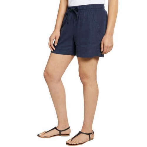 Nautica Women's Linen Blend Pull-On Short