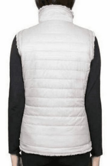 Nicole Miller Women's Reversible Faux Fur Vest