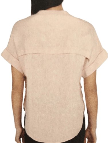 Nicole Miller Women's V-Neck Blouse