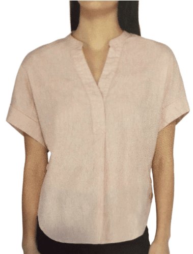 Nicole Miller Women's V-Neck Blouse