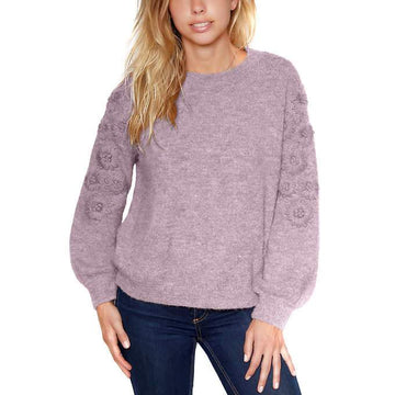 Elegant Women's Embroidered Sweater - North & Co