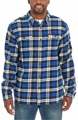 Orvis Men's Big Bear Heavy Weight Flannel Long Sleeve Shirt