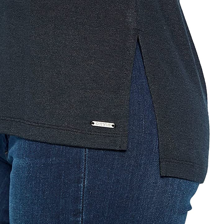 Stylish and comfortable Orvis Women's V-Neck Tunic Knit Top - perfect for any occasion!