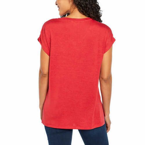Orvis Women's Short Sleeve V-Neck Tunic Knit Top