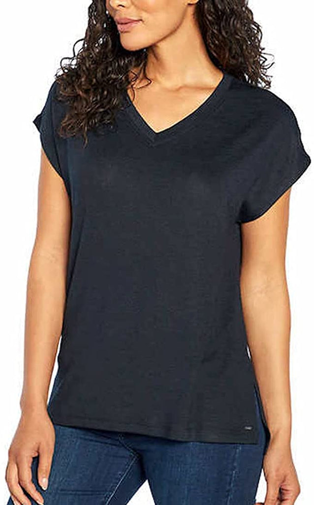 Stylish and comfortable Orvis Women's V-Neck Tunic Knit Top - perfect for any occasion!