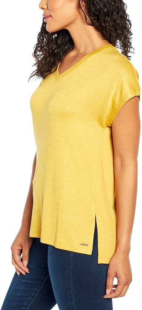 Stylish and comfortable Orvis Women's V-Neck Tunic Knit Top - perfect for any occasion!