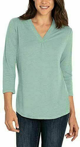 Orvis Women's Top 3/4 Sleeve V-Neck