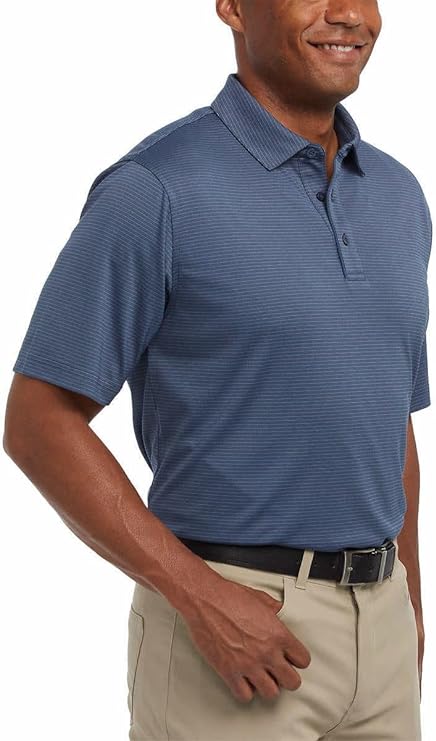 Pebble Beach Men's Short Sleeve Performance Polo Shirt