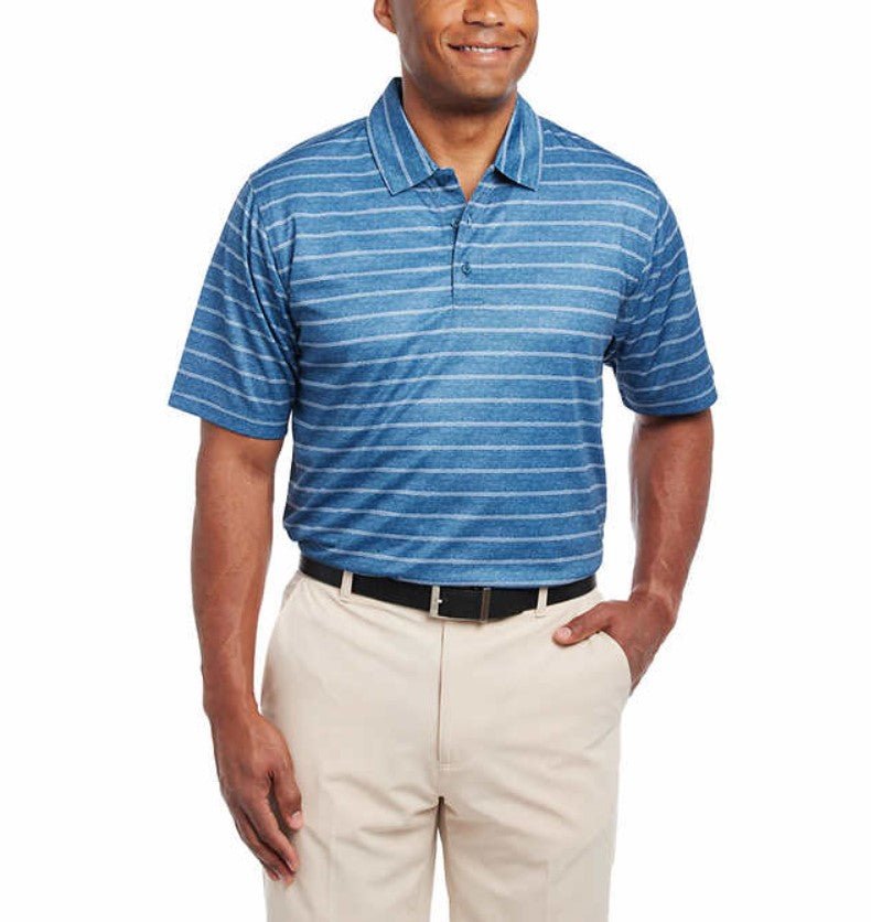 Pebble Beach Men's Short Sleeve Performance Polo Shirt