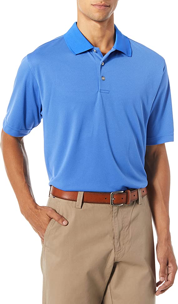 Pebble Beach Men's Short Sleeve Performance Polo Shirt