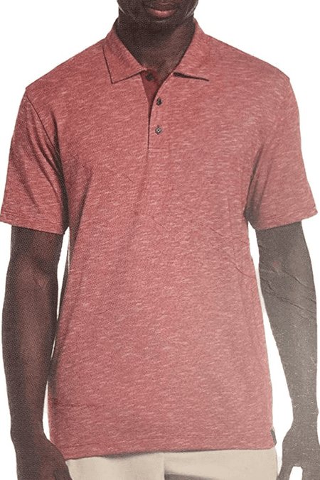 Perry Ellis Men's Short Sleeve Moisture Wicking Polo