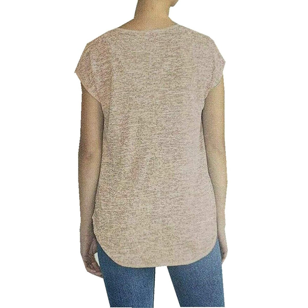 Rachel Roy Women's Short Sleeve V-Neck Shirt - Elegant Fashion Staple