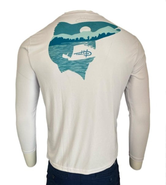 Reel Life Men's Long Sleeve 50+ UPF Shirt