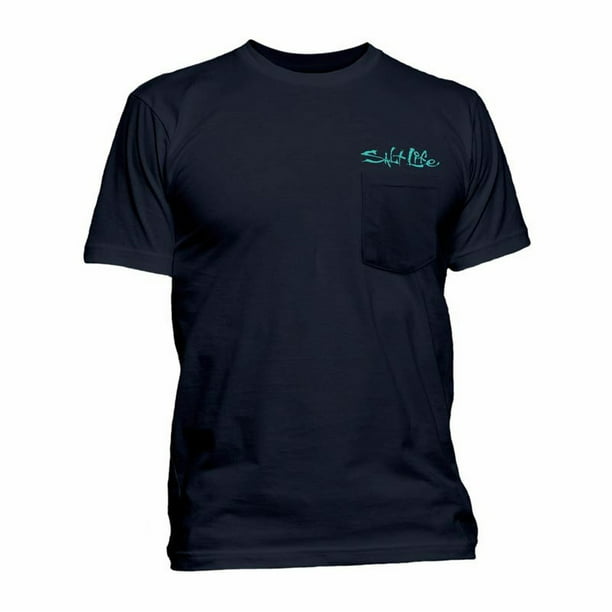 Salt Life Men's Crew Neck Pocket T-Shirt