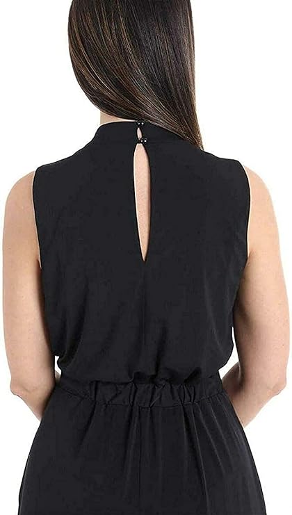 Women's Belted Crop Jumpsuit - Sandra Darren