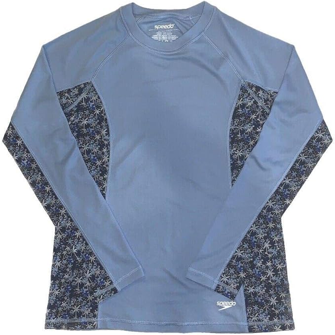 Speedo Women's UV 50+ Quick Dry Long Sleeve Performance Swim Tee