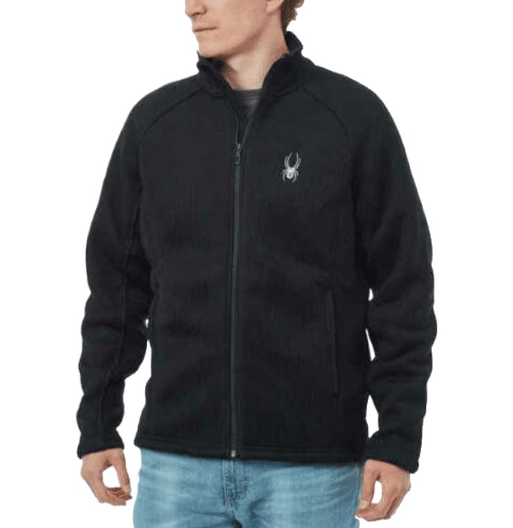 Spyder Men's Full Zip Mid Weight Fleece Jacket