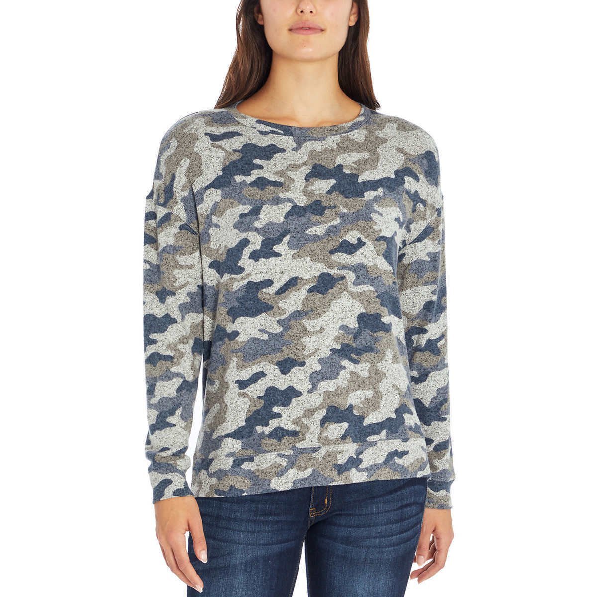 Three Dots Women's Cozy Long Sleeve Top