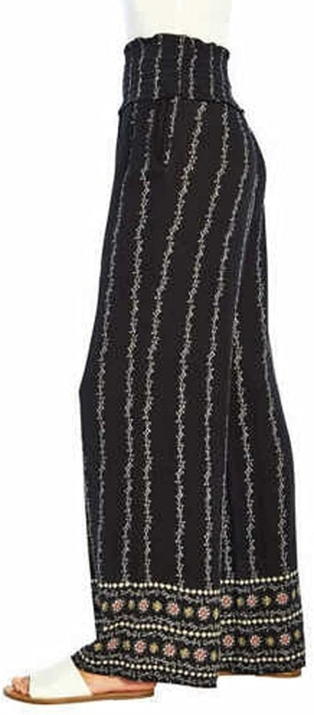 Three Dots Women's Printed Pant - Vibrant and stylish patterned pants for women.