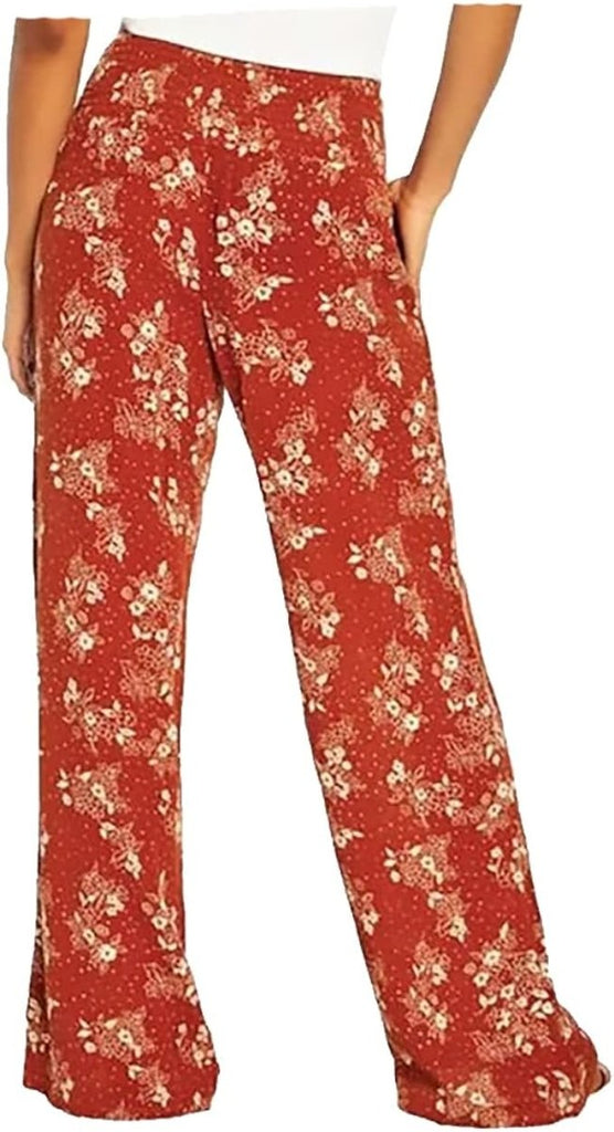 Three Dots Printed Pant: Stylish women's pants with vibrant prints, perfect for any occasion.
