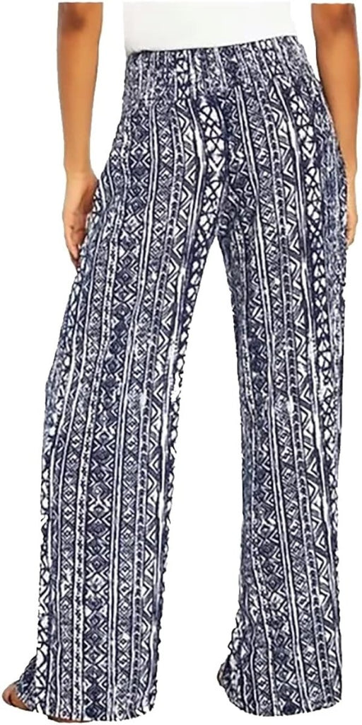 Three Dots Printed Pant: Stylish women's pants with vibrant prints, perfect for any occasion.