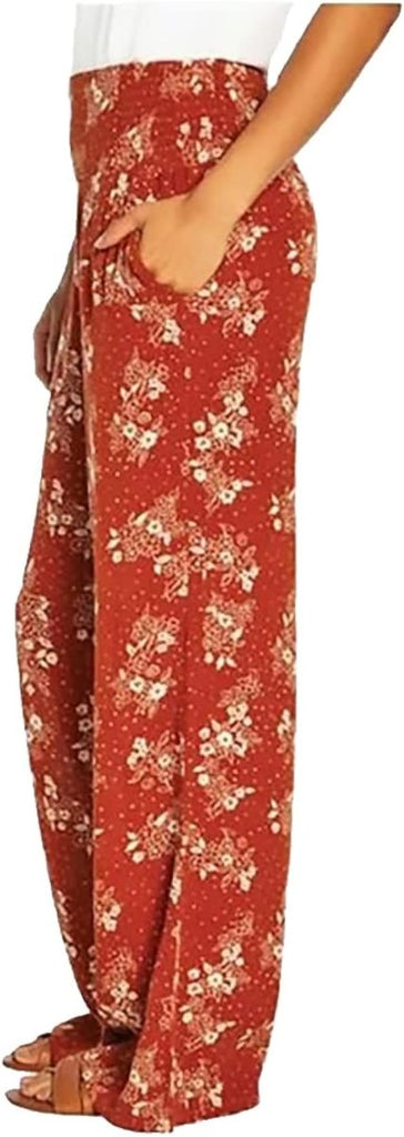 Three Dots Printed Pant: Stylish women's pants with vibrant prints, perfect for any occasion.