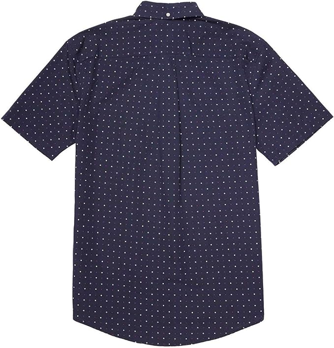 Tommy Hilfiger Men's Classic Button-down Short Sleeve Woven Shirt
