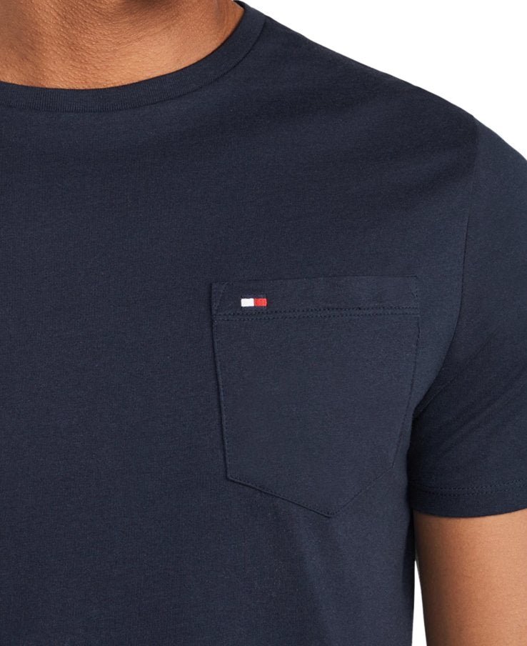 Tommy Hilfiger Men's Crew Neck Pocket T-Shirts