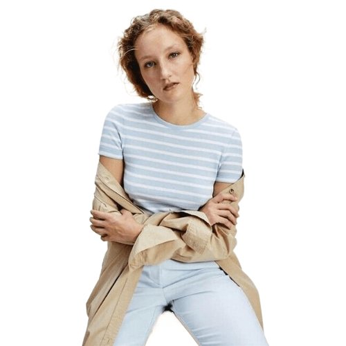 Tommy Hilfiger Ribbed Short Sleeve T-Shirt